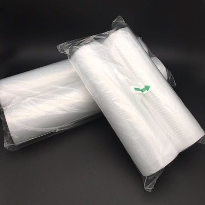 Household Embossed Vacuum Sealer Rolls Bags Free Cut