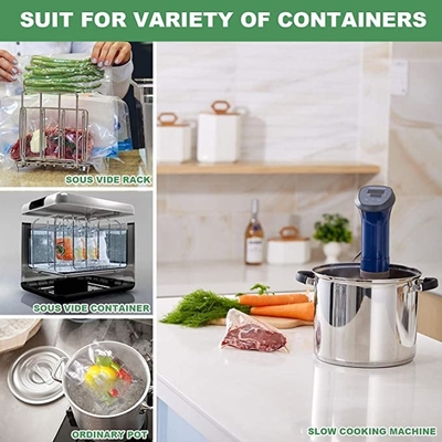 Transparent Moisture Proof Food Vacuum Seal Storage Bags 6 Inch For Vac Freezer