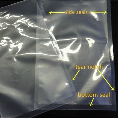 Food Vacuum Sealer Bags For Deep Frozen Raw Meat Seafood Keep Fresh