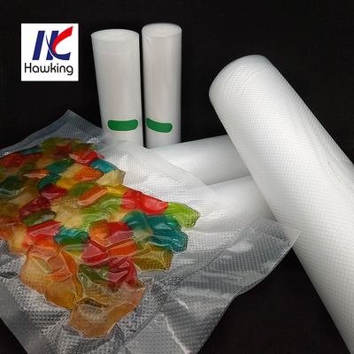 Household Embossed Vacuum Roll Bags PA / PE Vacuum Roll Bag