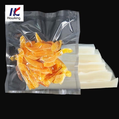 Barrier Multilayer Plastic Bag PA / PE Food Vacuum Seal Food Bags