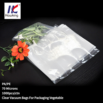 Middle Barrier Vacuum Bag For Corn Packaging Bpa Free Transparent