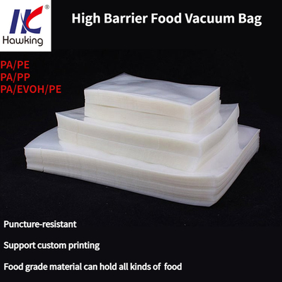 Transparent Middle Barrier For Food Packaging Vacuum Bag Bpa Free