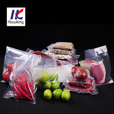 ISO 30-200microns Food Grade Vacuum Storage Bags For Fresh Food Packaging