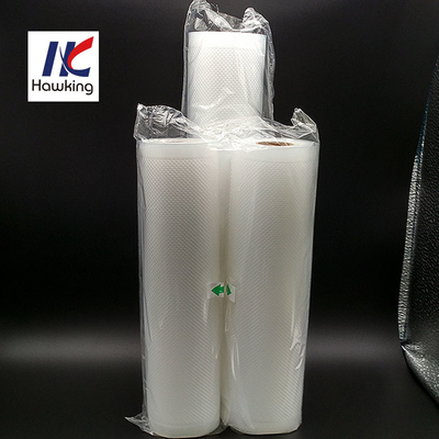 Refrigerator Freezer Embossed Vacuum Bag For Food Packing 6 X 6 Inch Unrecyclable