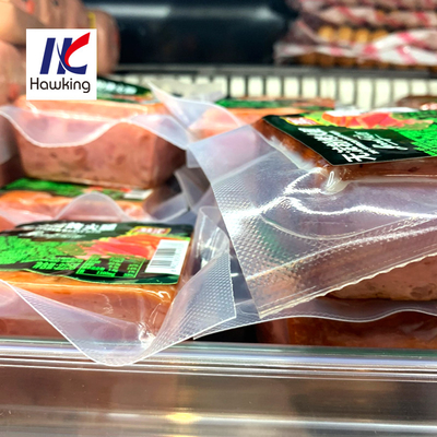 Nylon / PE Middle Barrier Food Plastic Packaging Thermoforming Film For Meat Products
