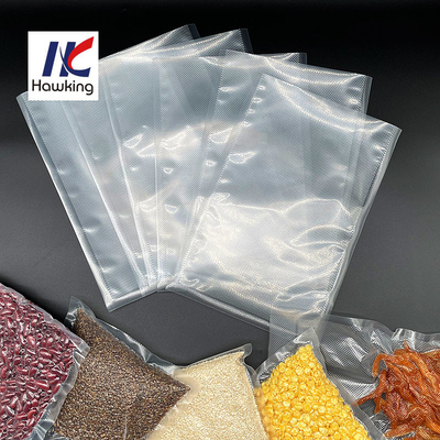 60UM*120*200MM Vacuum Seal Food Storage Bags Plastic Packaging