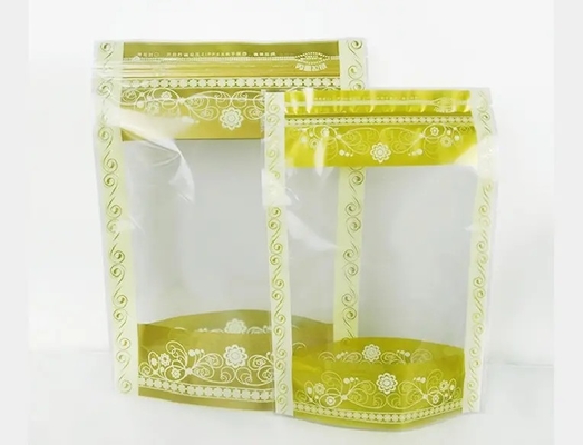Custom Stand Up Zipper Pouch Plastic food Packaging Bag Printable