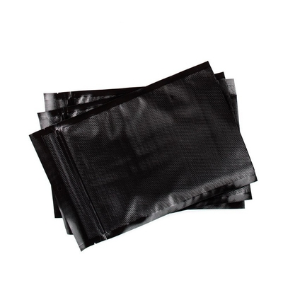 Black Embossed Vacuum Packaging Bags Roll Food Packaging Fresh Up