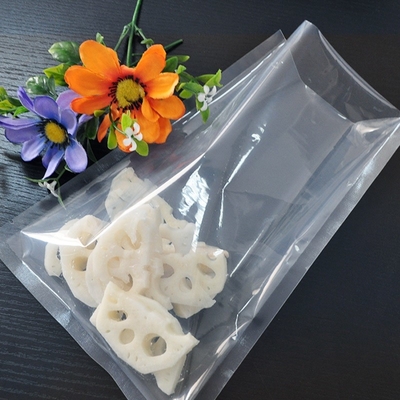 Nylon PE 3 Side Seal Clear Vacuum Pouch For Food Saver