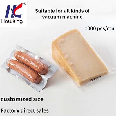 Vacuum Bag Clear Plastic For Sausage Food Packaging Transparent