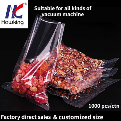 Microwavable Frozen Food Vacuum Seal Bag For Snack Food Packaging