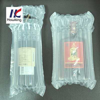 Leak Proof Protective Wine Bottle Bags Air Column Packing Film 80um