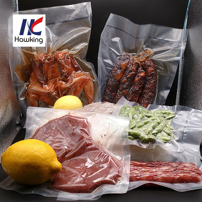 Food Freezer Embossed Vacuum Bag For Refrigerator 7 X 10 Inch