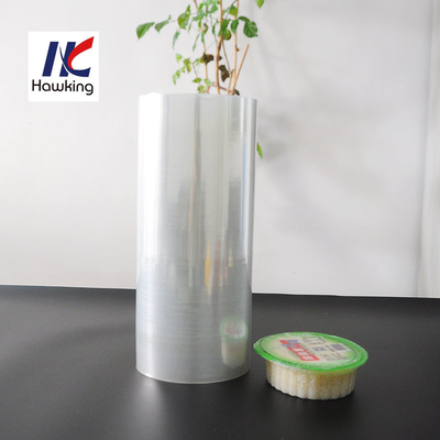 Customized 1100mm 800m Heat Seal Lidding Film Roll Stock For Food Packaging