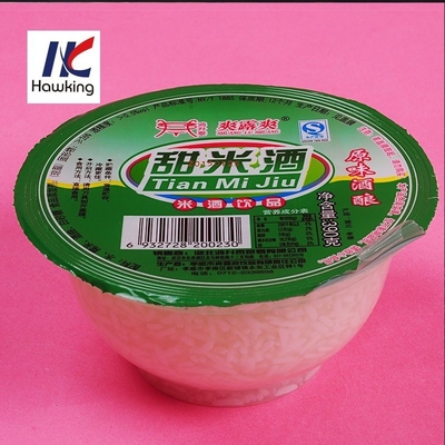 Food Packaging Lidding Laminate Plastic Film Elly Cup Easy Peel